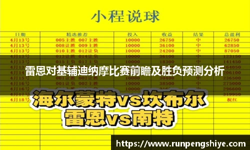 雷恩对基辅迪纳摩比赛前瞻及胜负预测分析